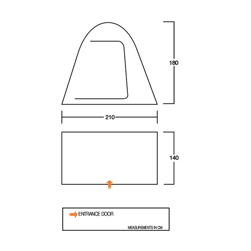 Vango BR003 Free-Standing Bedroom - Image 4