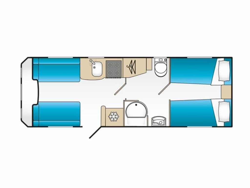 Coachman Laser 665 layout