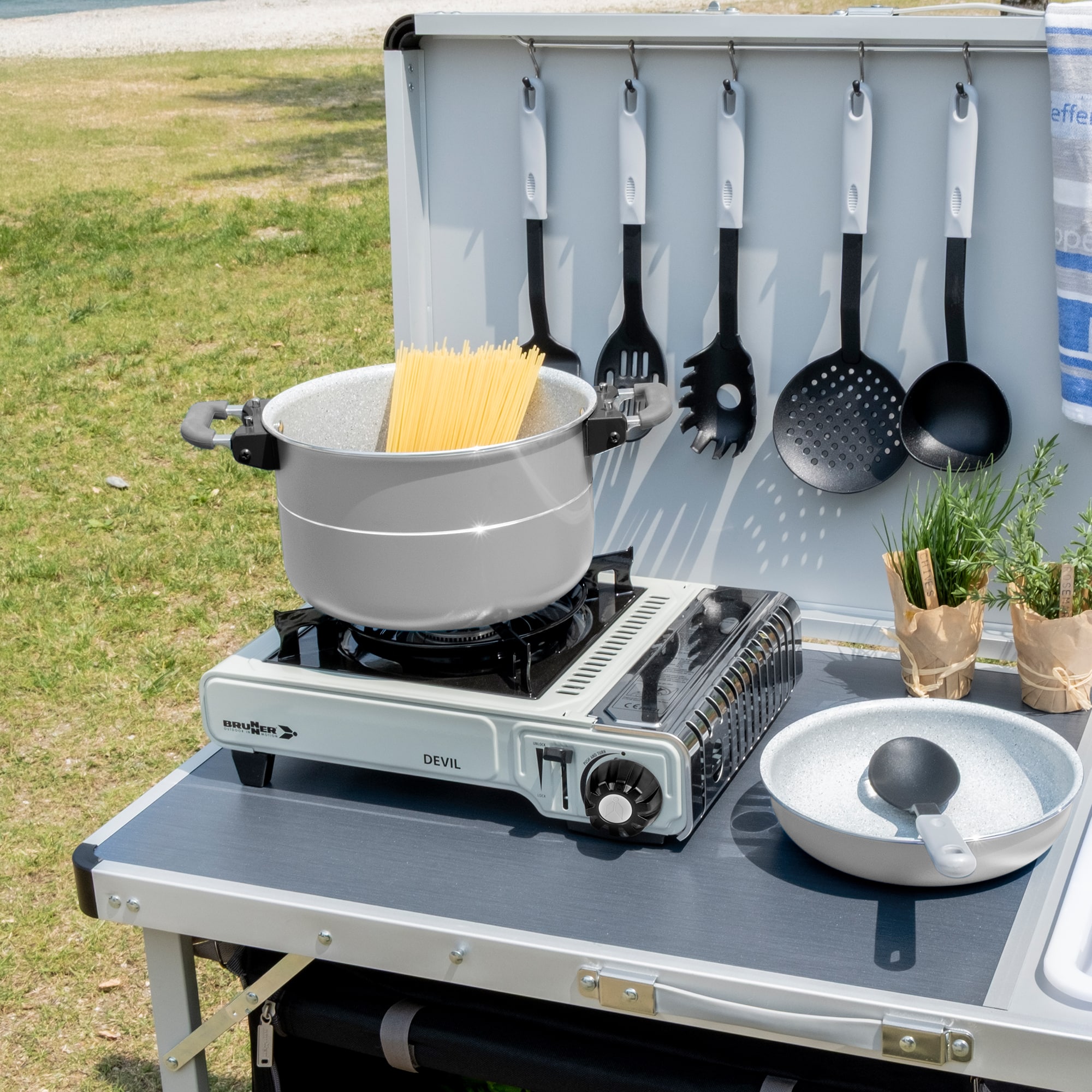 Brunner Fusion Magnetogrip 7+1 Saucepan Cook Set