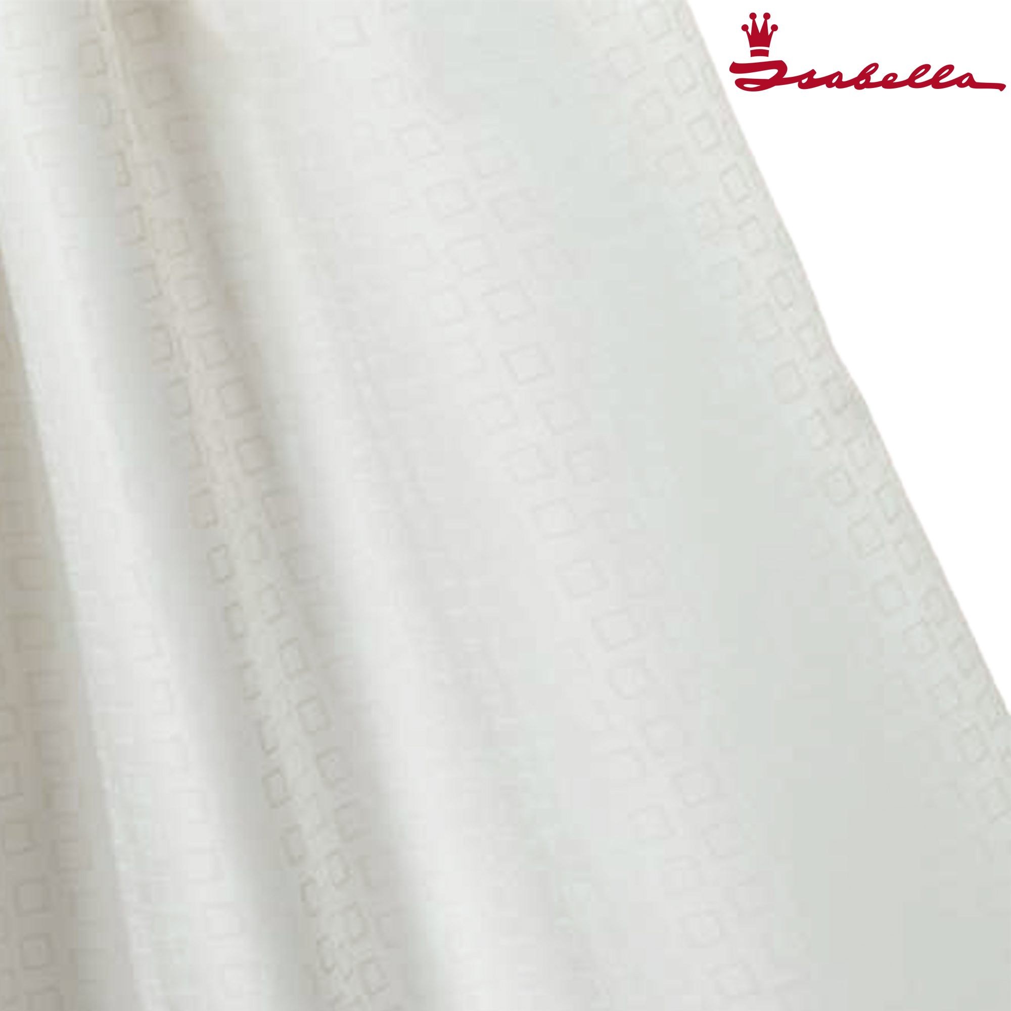 Isabella Buddy Cube Creme Curtain Set