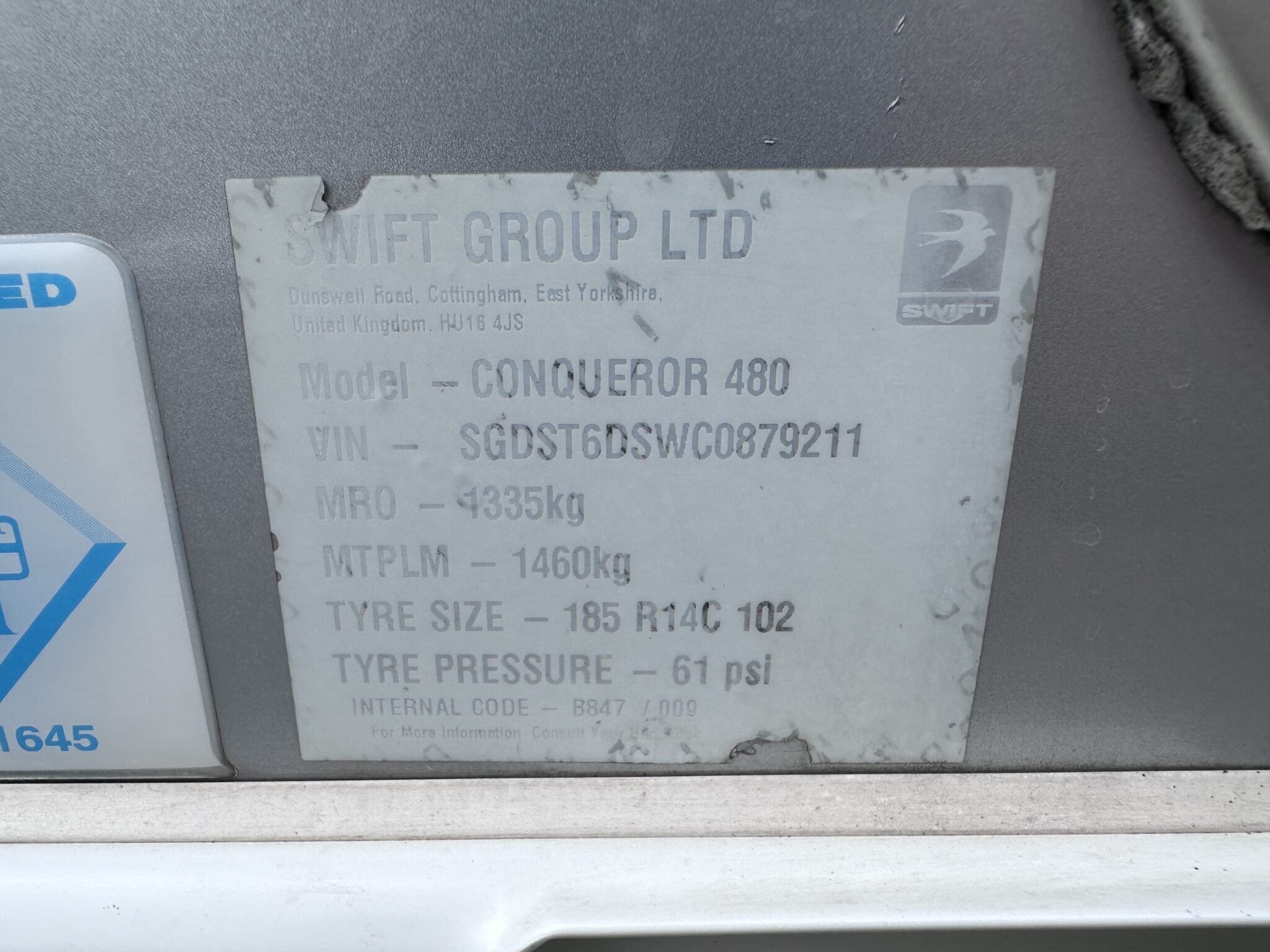 Swift Conqueror 480 – 2012 Caravan - Image 12