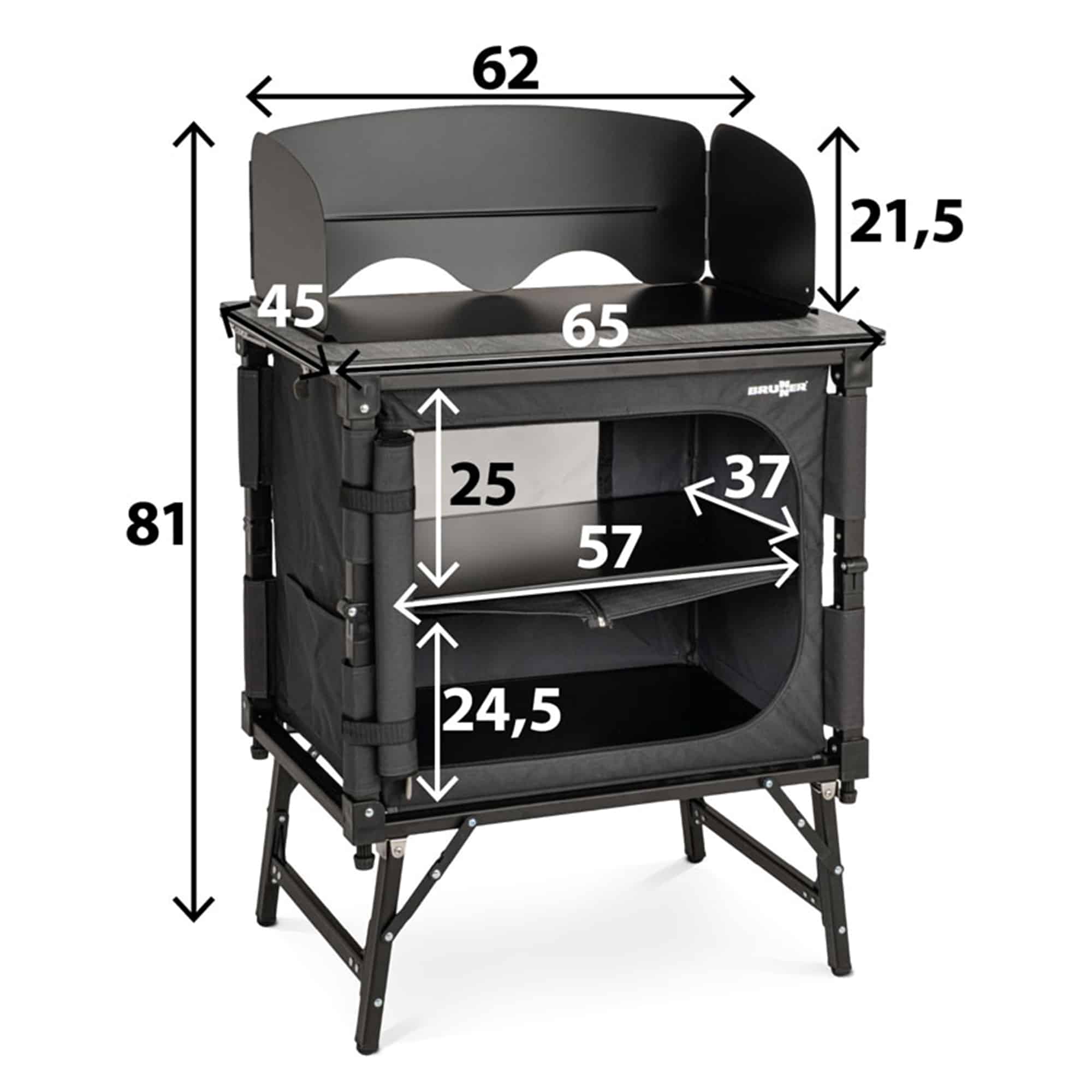 Brunner Elùtop Compack Cube Camping Kitchen Cabinet