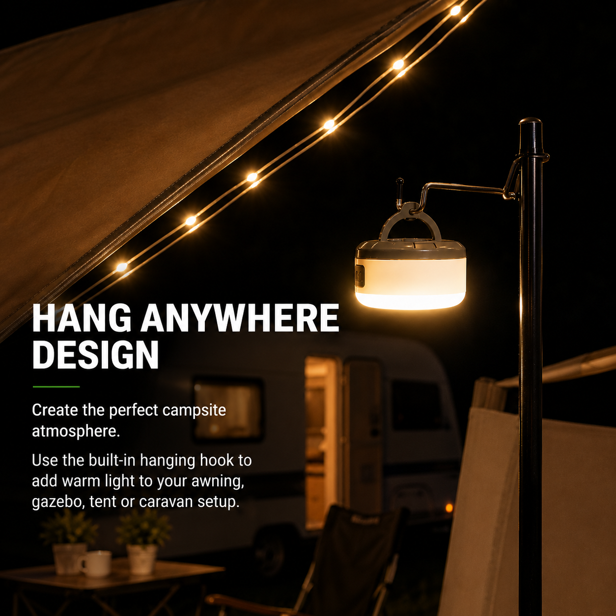 Brunner Starway Rechargeable Camping Light & String Lights - Image 3