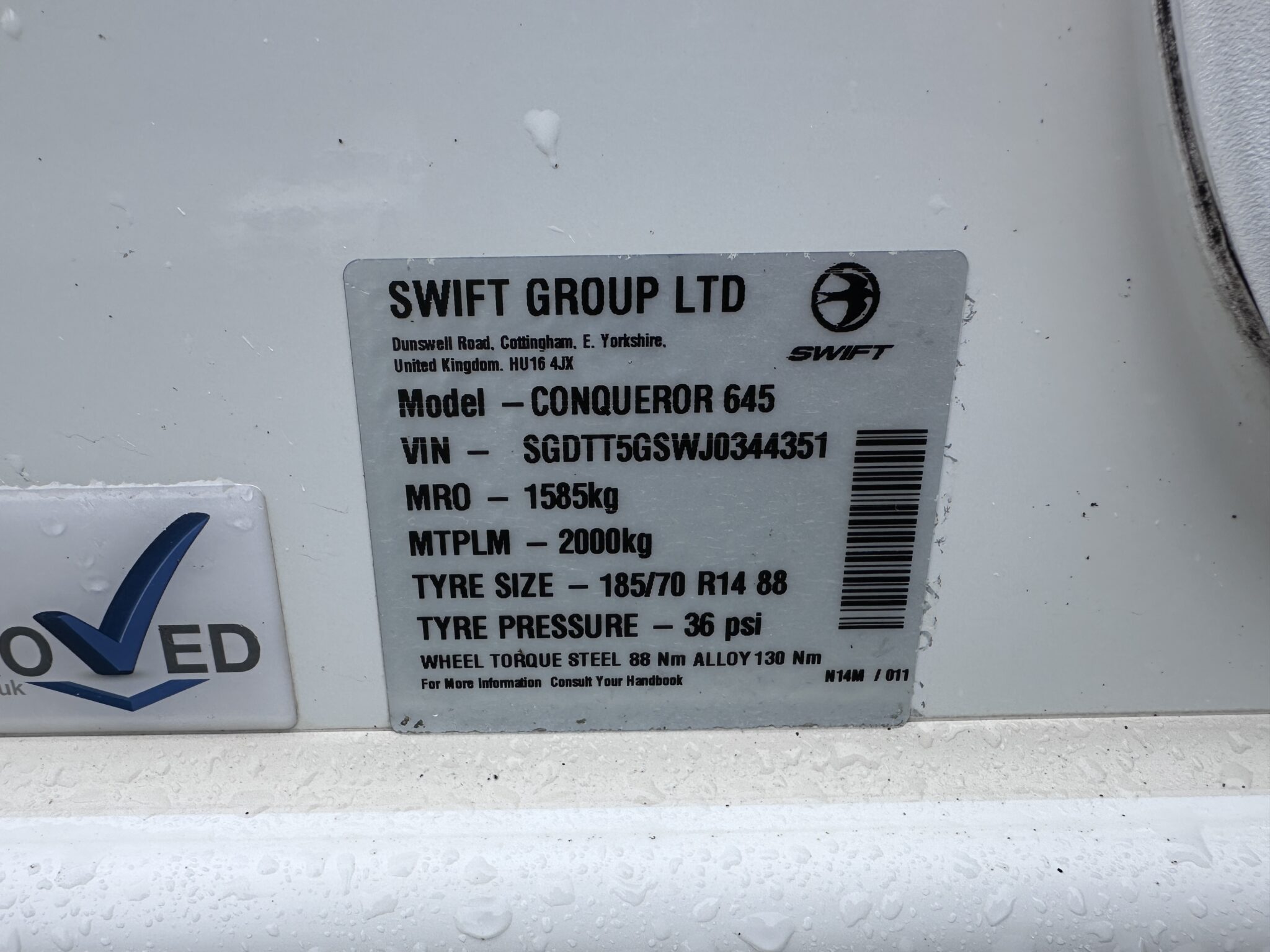 Swift Conqueror 645 – 2018 Caravan - Image 10