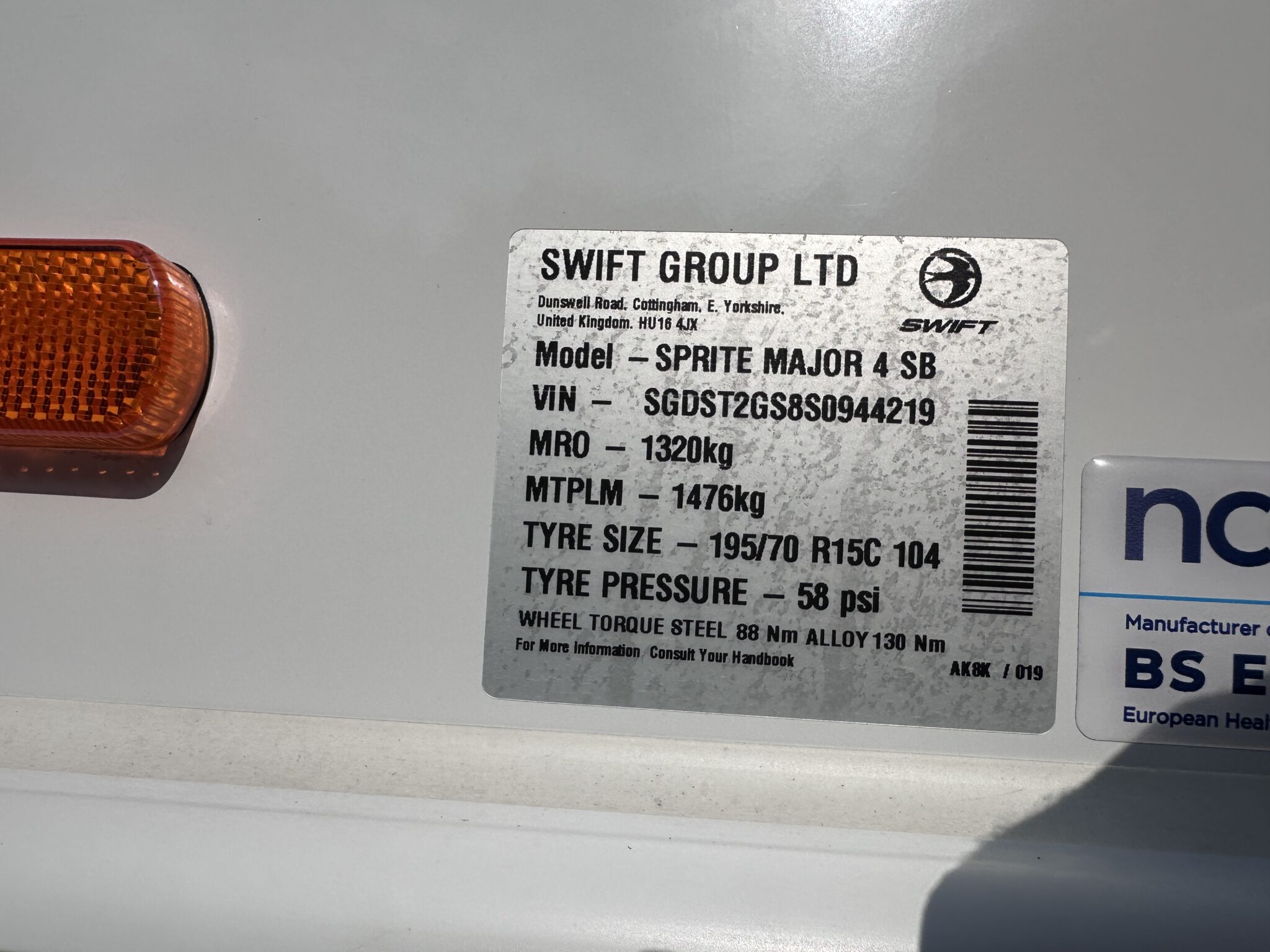 Swift Sprite Major 4 SB – 2025 Caravan - Image 11