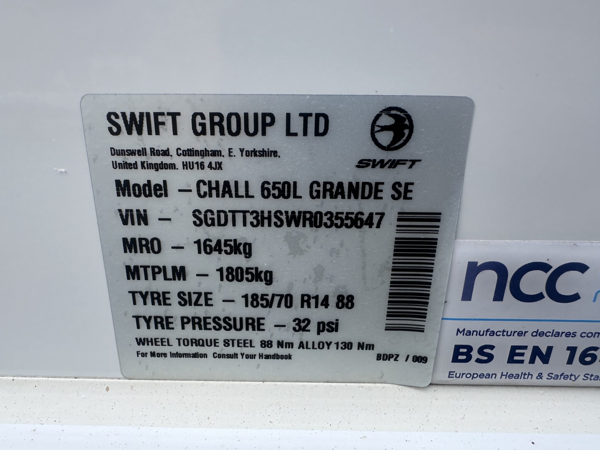 Swift Challenger Grande 650L – 2024 Caravan - Image 11