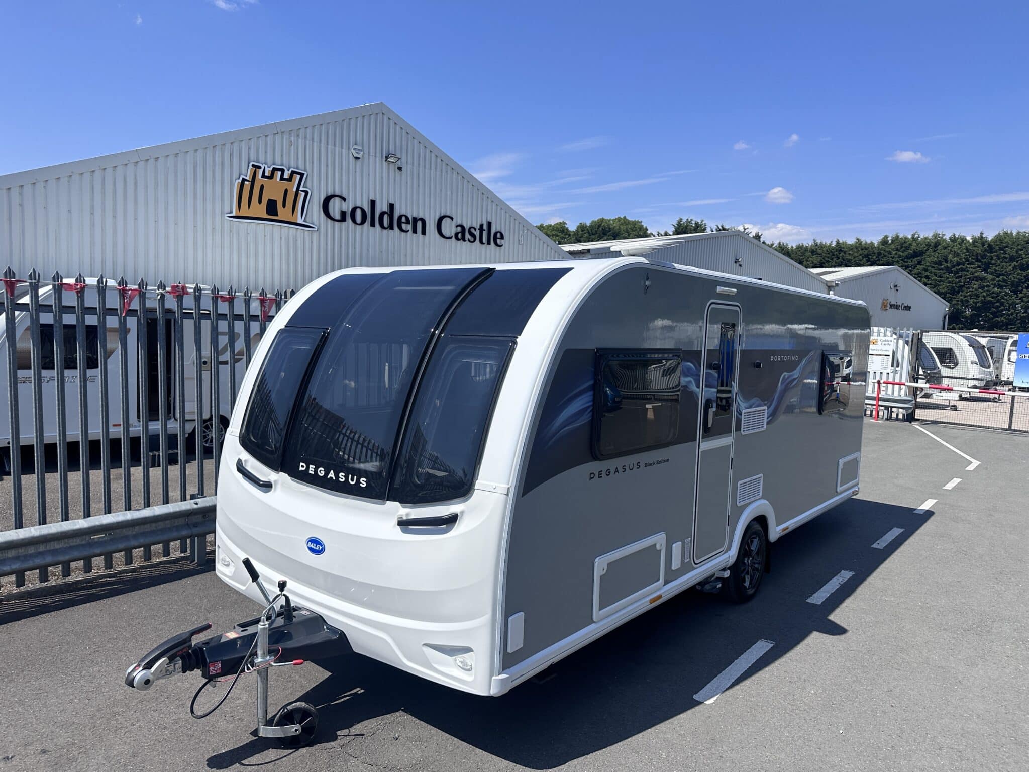 Bailey Pegasus Black Portofino – 2026 Caravan