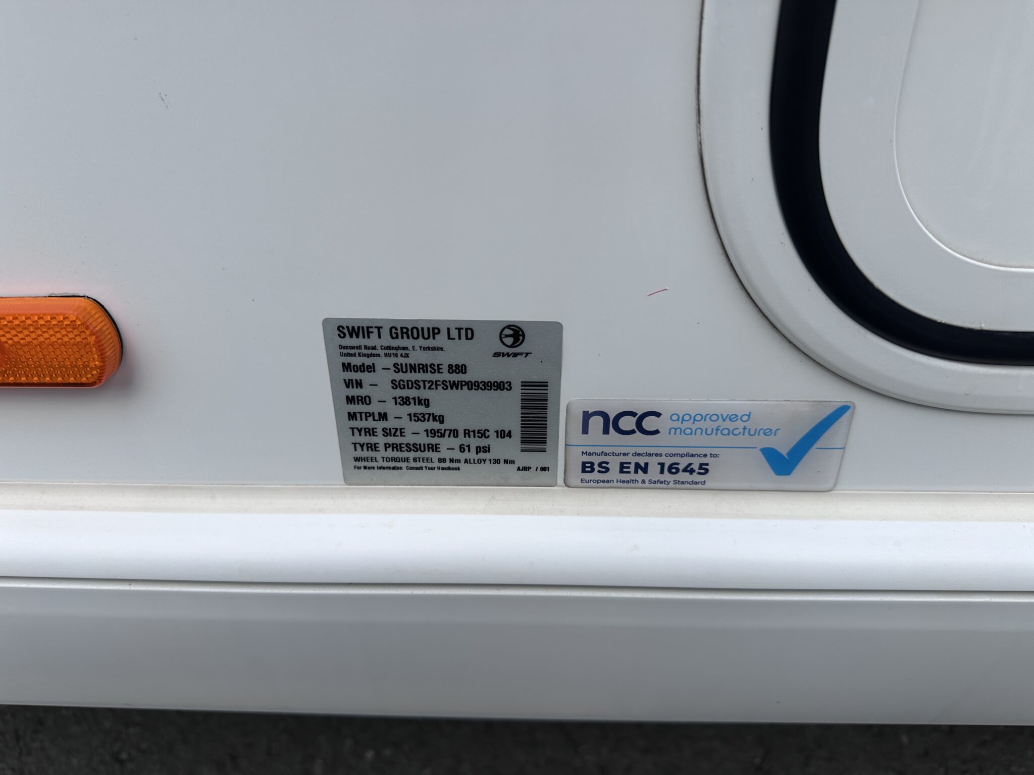 Swift Sunrise 880 – 2023 Caravan - Image 14