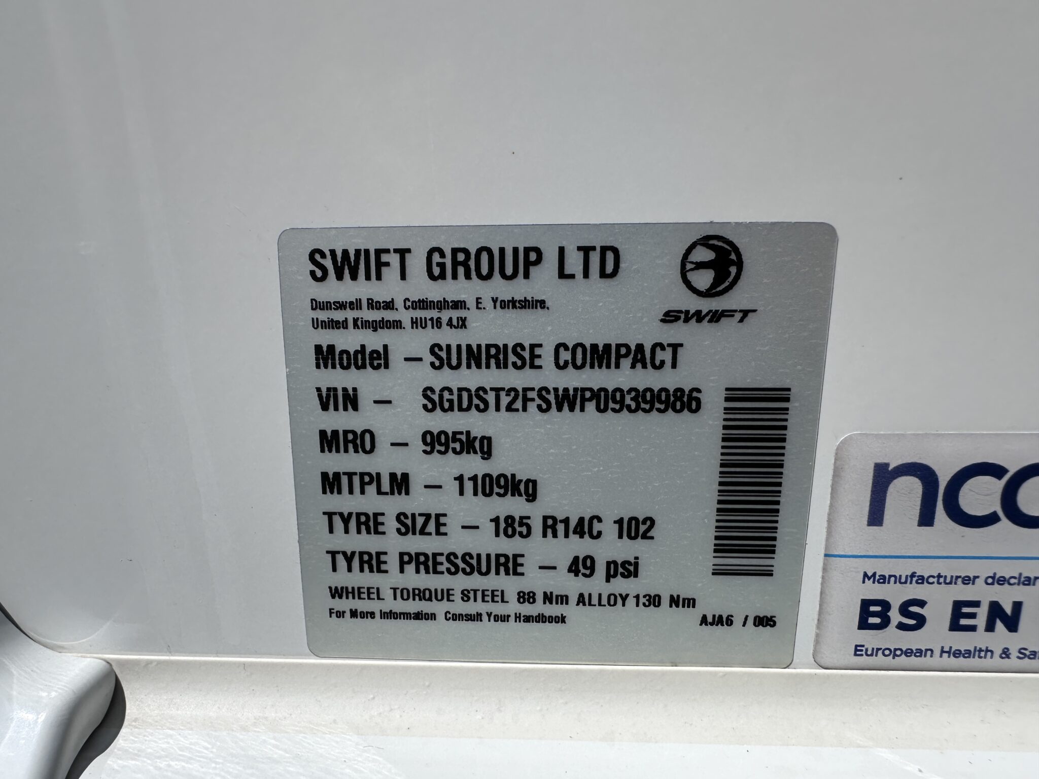 Swift Horizon Compact – 2023 Caravan - Image 77