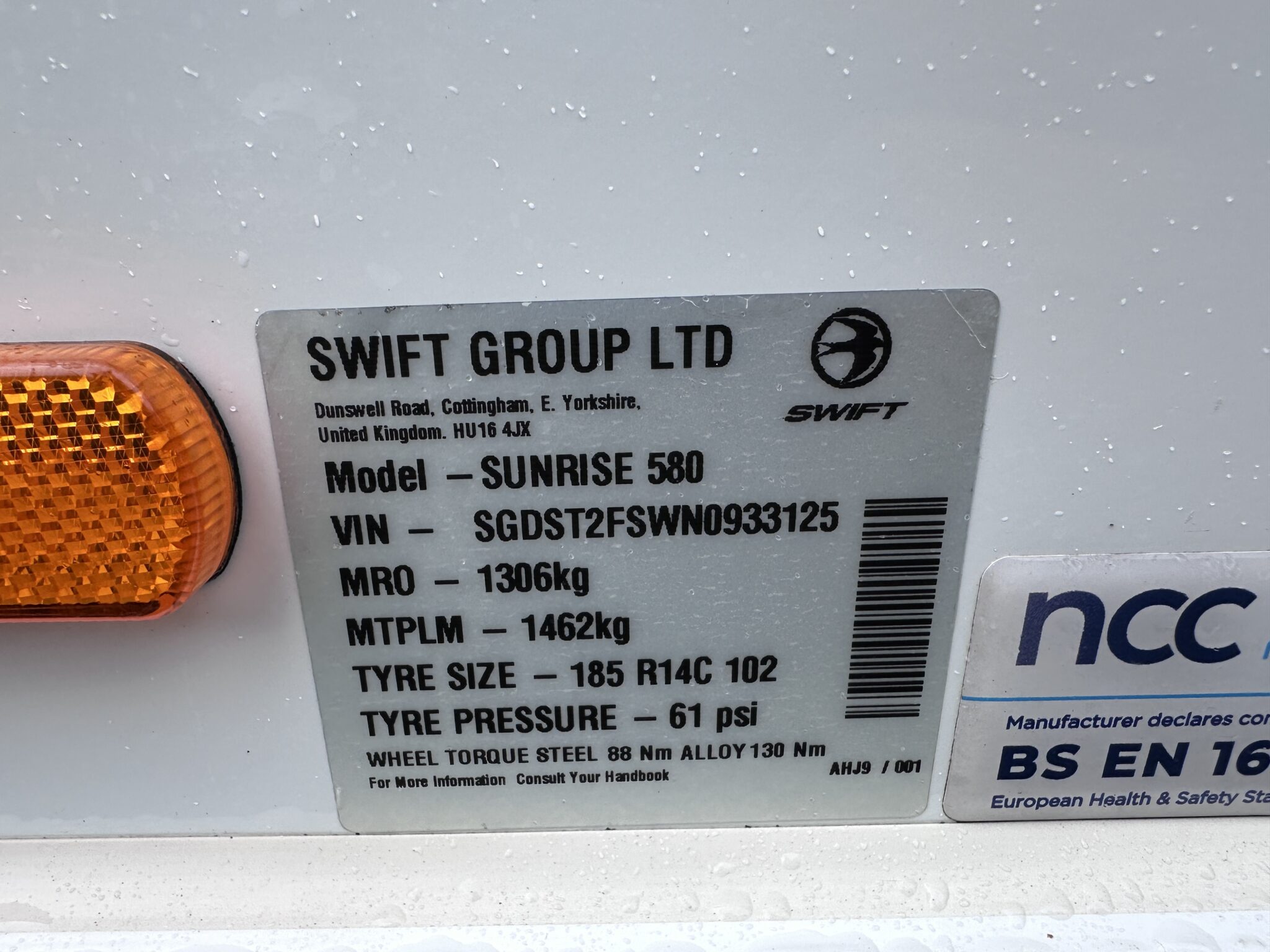Swift Sunrise 580 – 2022 Caravan - Image 11