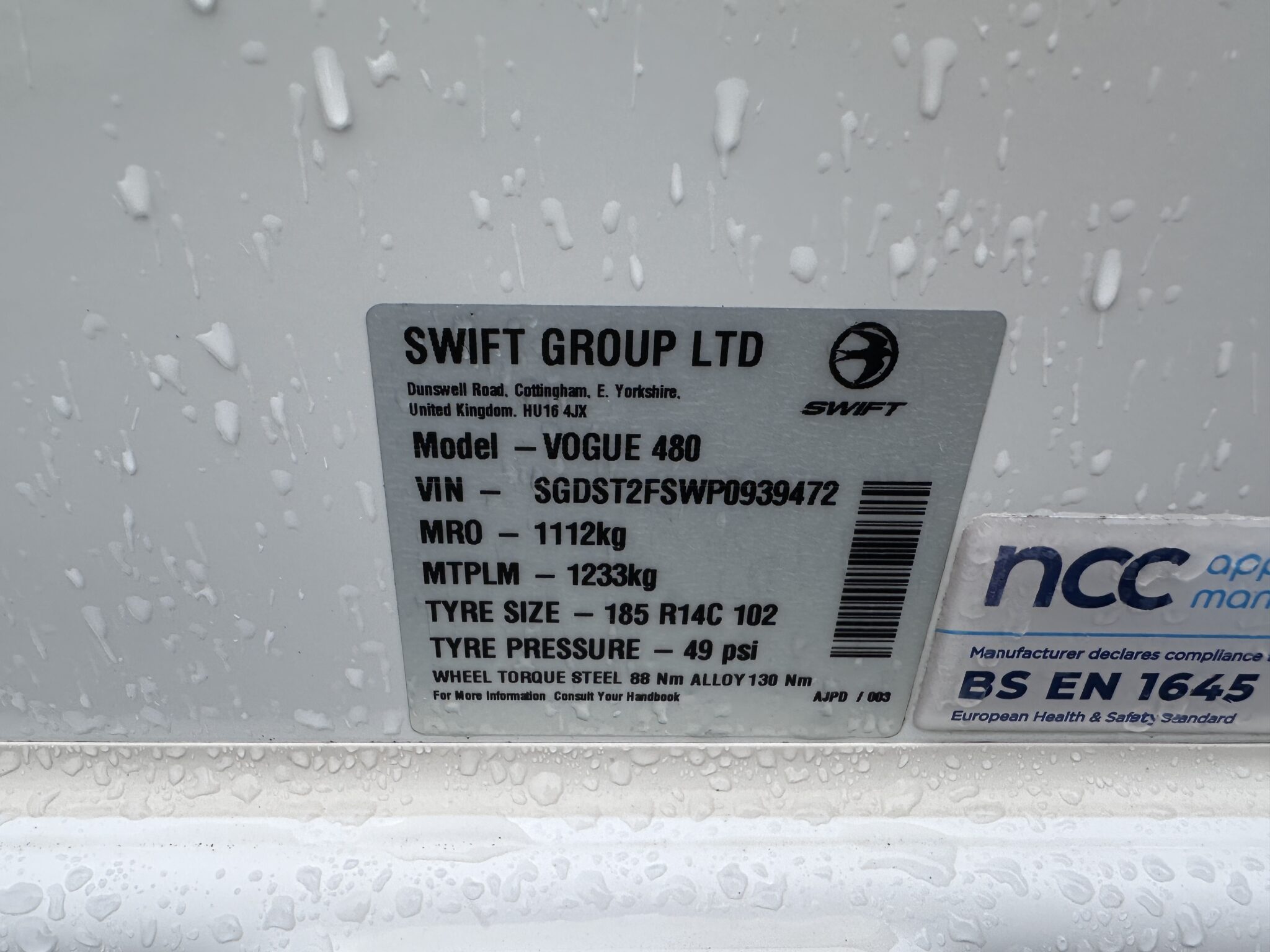 Swift Vogue 480 – 2023 Caravan - Image 11