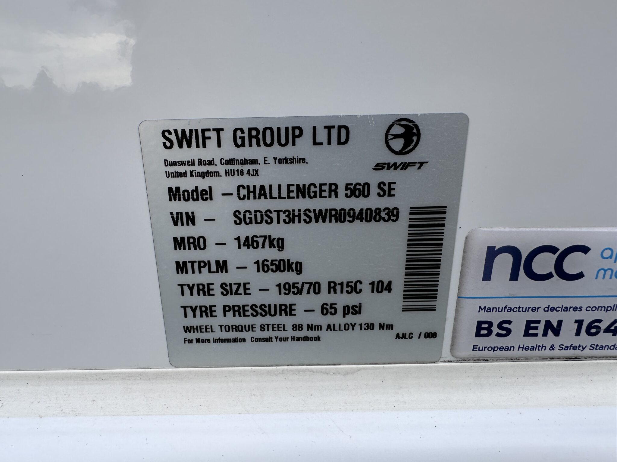 Swift Challenger 560 SE – 2024 Caravan - Image 11