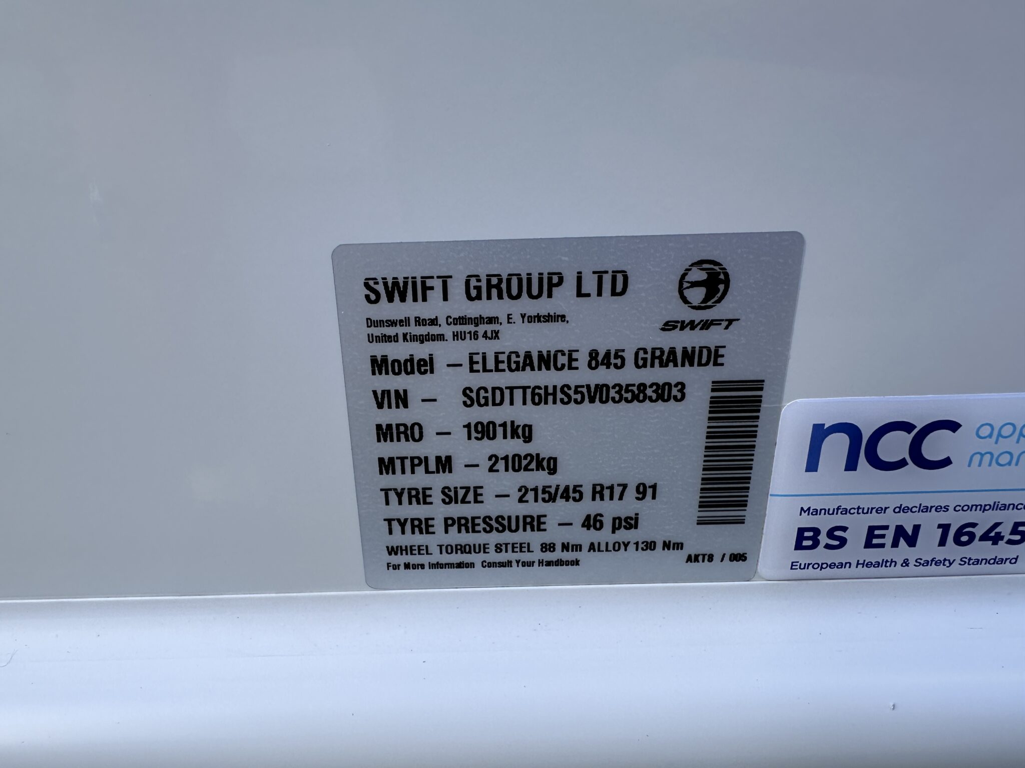 Swift Elegance Grande 845 — 2027 Season - Image 15