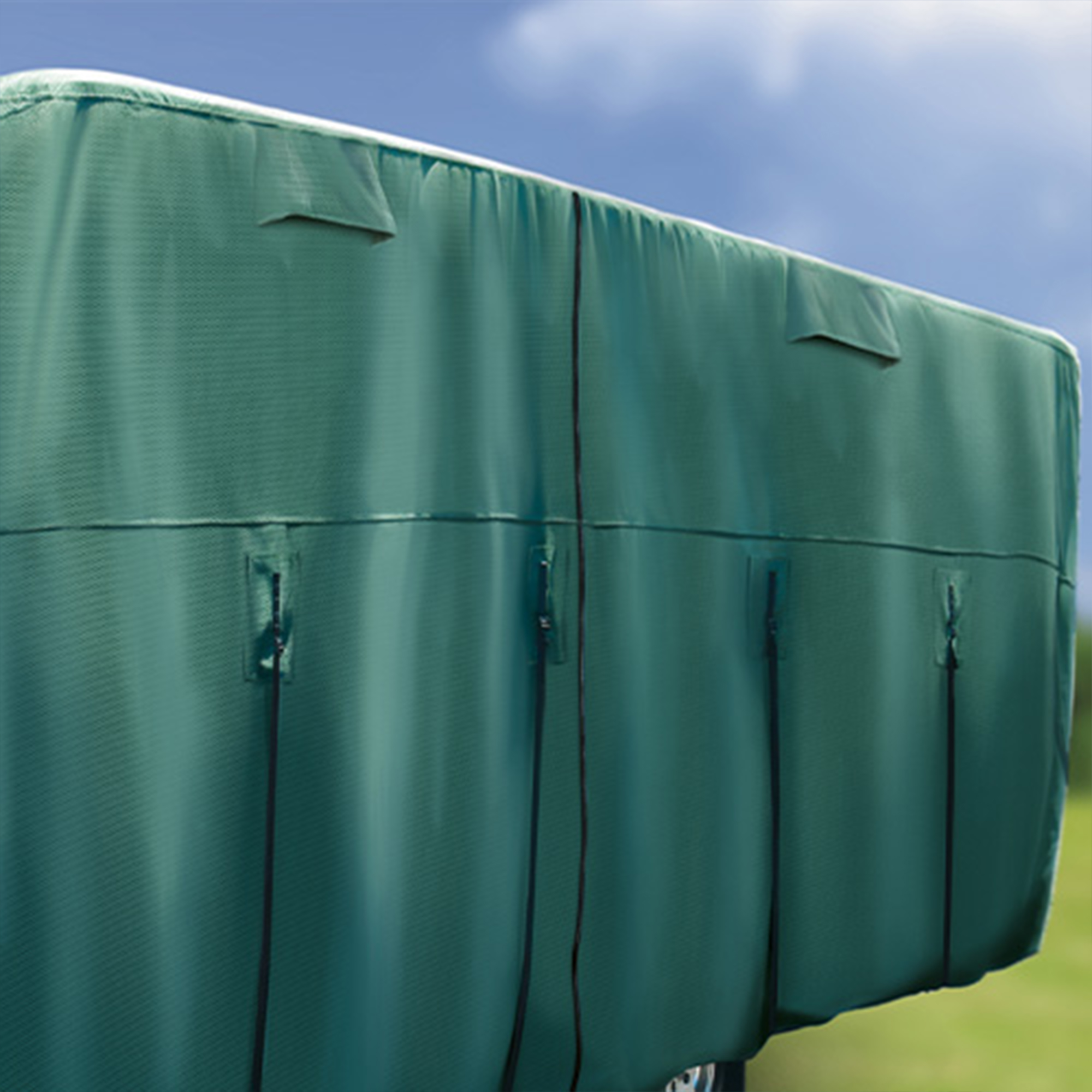 Maypole Premium Green 4-Ply Caravan Cover